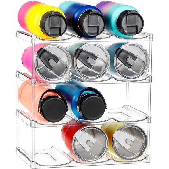 Stackable Water Bottle Organizer Holder - Picture 1 of 8
